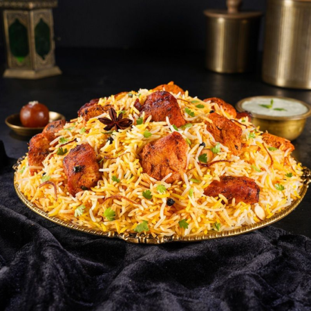 Do Gosht ki Dum Biryani (Mutton & Chicken Dum)